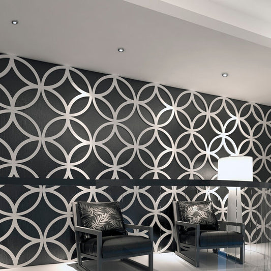 3D Wall Panels Geometric Stars-0