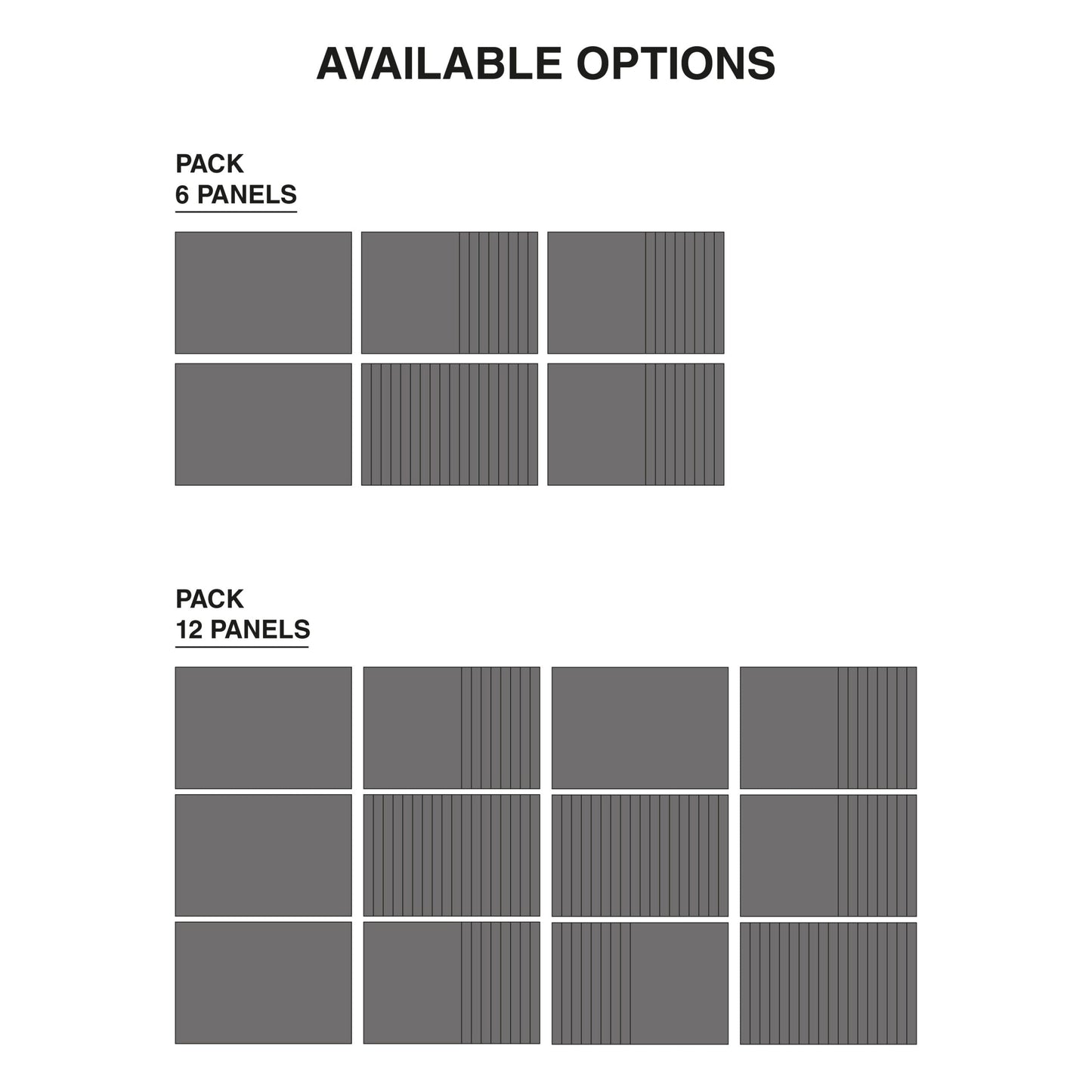 Dark Grey 3D Wall Panels-3